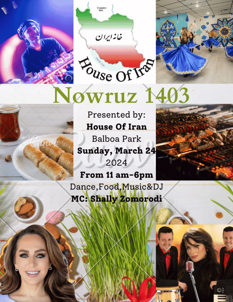 Nowruz 1403 Celebration Flyer 2024